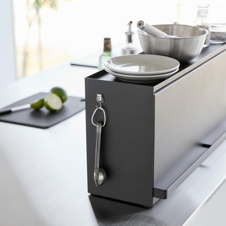 Image du produit Yamazaki Boîte de rangement semi-fermée pour la ligne de cuisine TOWER