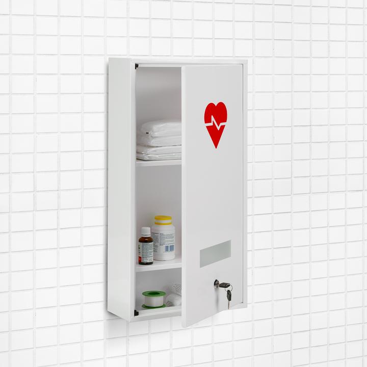 Actual product image Relaxdays Medicine cabinet (30 x 12 x 60 cm)