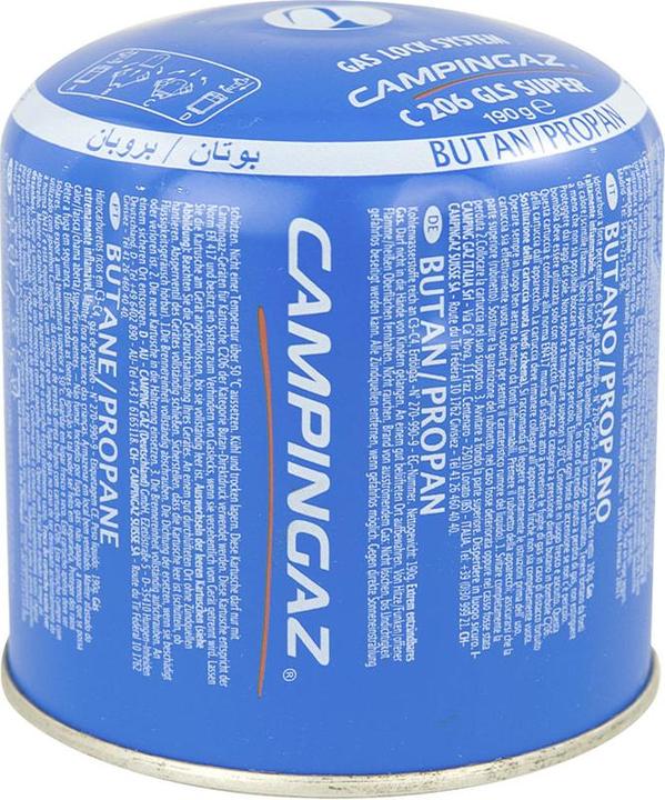 Nutritional values and ingredients Campingaz Gas cartridge C 206