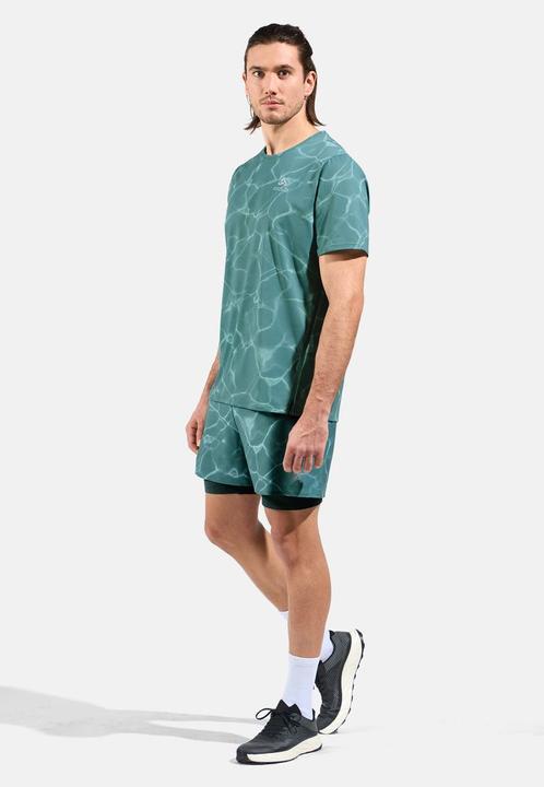 Produktbild Odlo T-shirt crew neck s/s ZEROWEIGHT CHILL-TEC PRINT (S)