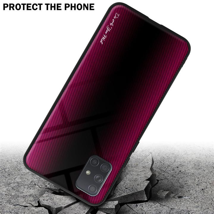 Immagine prodotto Cadorabo Copertura di vetro a strisce in TPU (Samsung Galaxy A71)