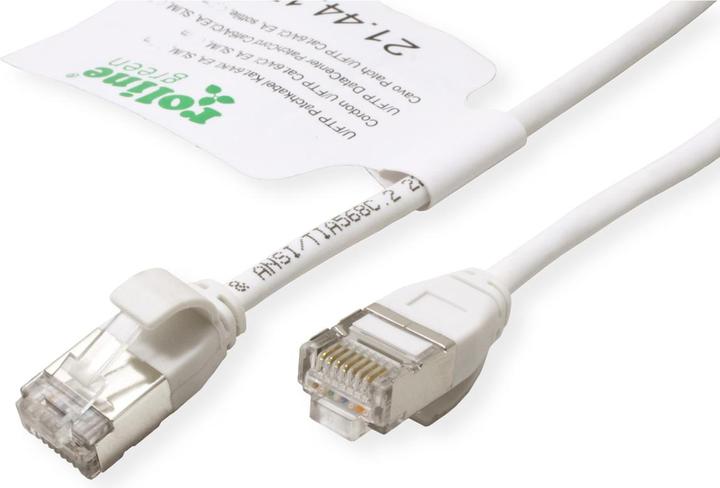 Produktbild Roline U/FTP Patchkabel Kat.6A (Class EA), LSOH, slim (U/FTP, CAT6a, 1.50 m)