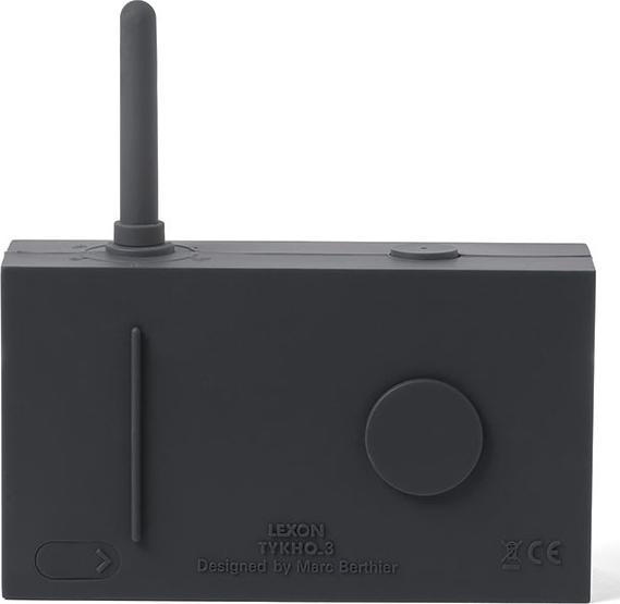 Actual product image Lexon Badkamer Radio Tykho3 Bluetooth Donkergrijs (FM, Bluetooth)