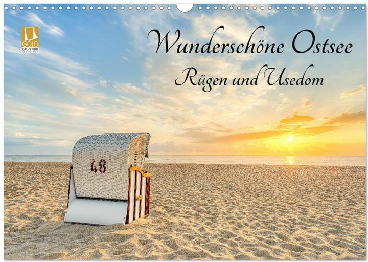 Produktbild Wunderschne Ostsee Rgen und Usedom (Wandkalender 2026 DIN A3 quer), Monatskalender (DIN A3 quer)