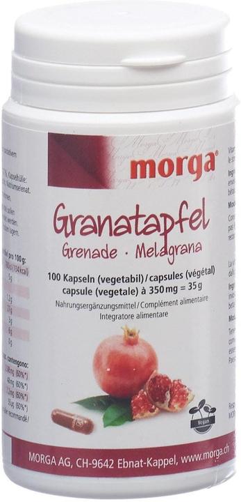 Actual product image Morga Pomegranate Vegicaps (100 Piece, Capsules, 35 g)