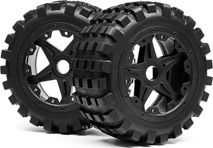 Actual product image Maverick Blackout Xb Mounted Wheel And Tyre Set (rear) Pr
