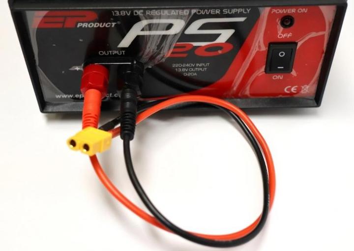 Image du produit EP Câble adaptateur fiche banane 4mm vers XT60