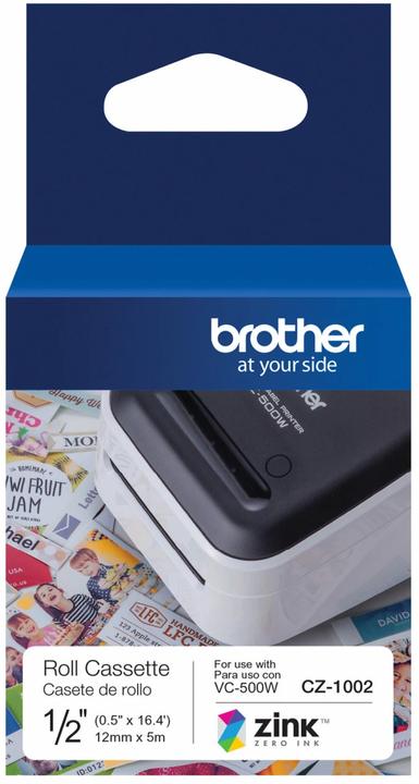 Produktbild Brother CZ-1002 Etikettenrolle (1.20 cm, Weiss)
