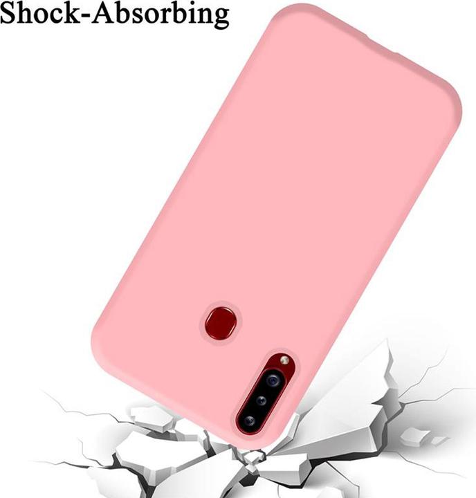 Actual product image Cadorabo TPU Liquid Silicone Case Cover (Samsung Galaxy A20s)
