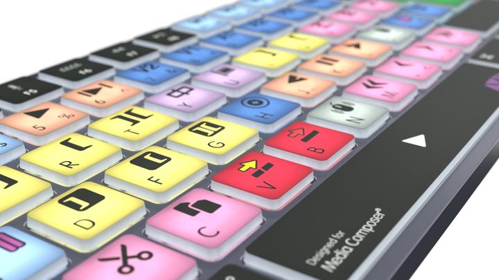 Actual product image Logickeyboard Avid Media Composer - Clas. Titan UK (Mac)