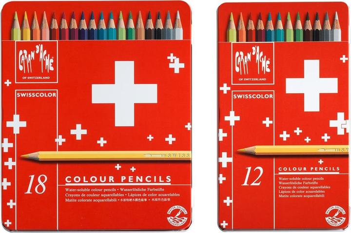Produktbild Caran d'Ache Farbstifte (Mehrfarbig, 12 x)