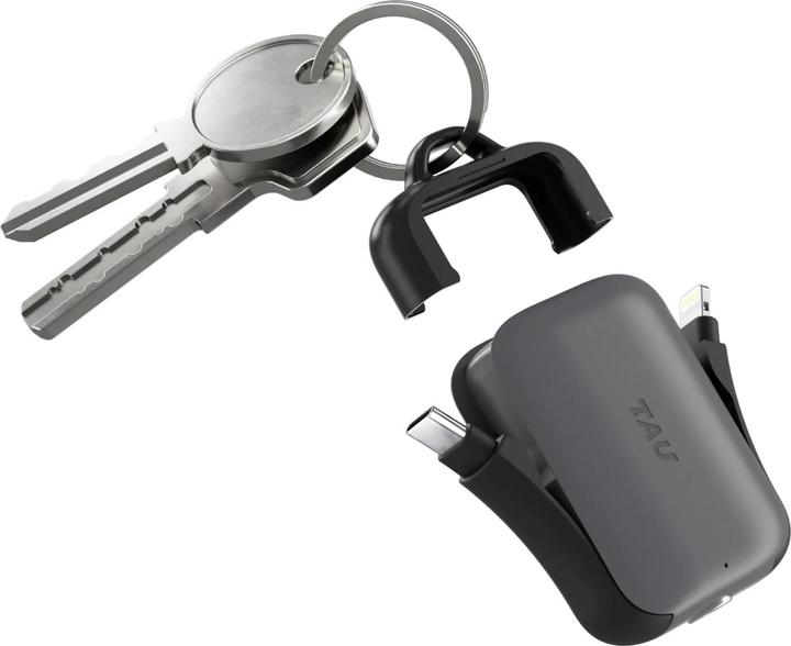 Actual product image Rolling Square Tau 2 Keychain Charger (2000 mAh)