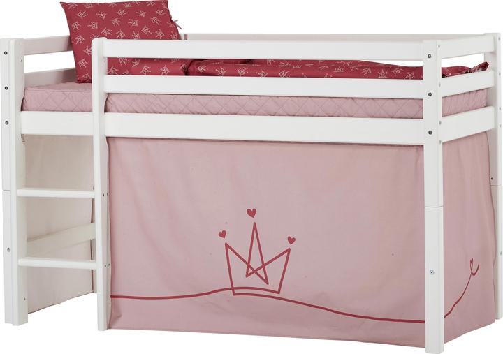 Produktbild Hoppekids PRINCESS Vorhang für Halbhohe Kinderbetten (Liegefläche 70x160 cm) in PALE MAUVE