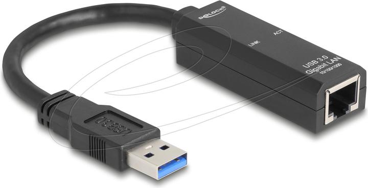 Immagine prodotto Delock Adattatore da USB3.0 a LAN, nero (USB 3.0, RJ45 (1x))