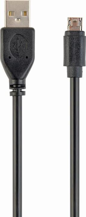 Image du produit Gembird CC-USB2-AMMDM-6 Câble USB Micro-USB A USB A noir de 1,8m (1.80 m, USB 2.0)