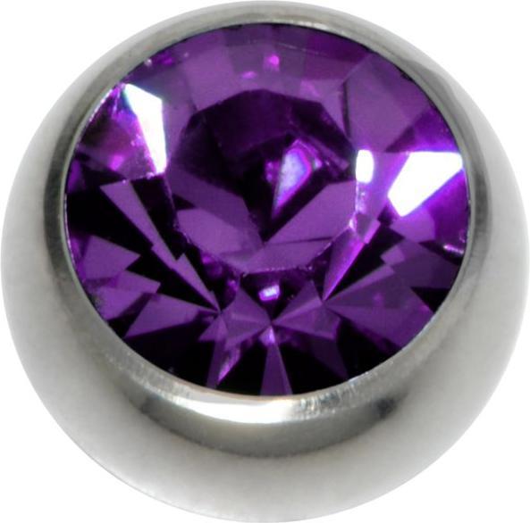 Image du produit Bijouteria Embout de piercing (Acier chirurgical 316L, Cristallin)
