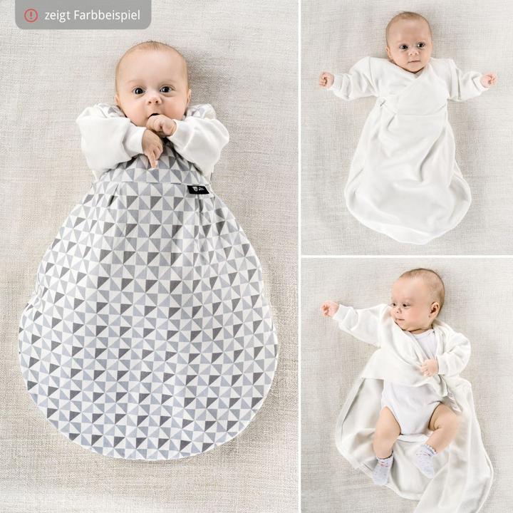 Produktbild Alvi Baby-Ganzjahresschlafsack Mäxchen Aqua Dot 3-tlg. Gr. 56/62 (62 cm)