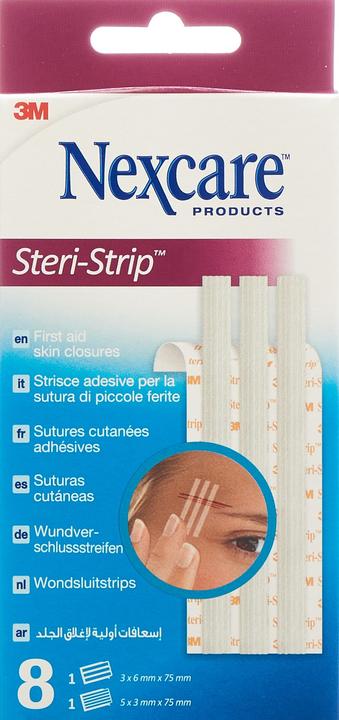 Image du produit 3M Bande de fermeture de plaie Nexcare Steri-Strips (8 x)