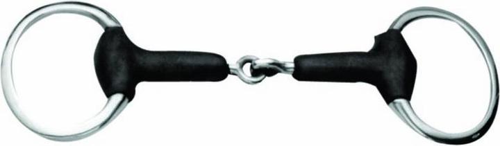 Korsteel Soft Rubber Single Broken Olive Head Snaffle