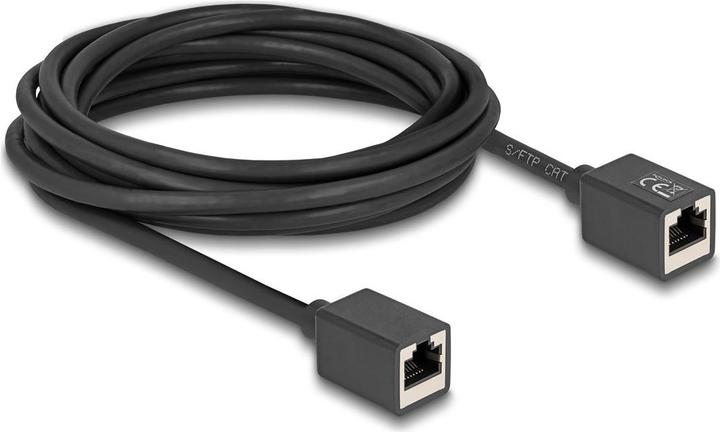 Immagine prodotto Delock Cavo di estensione della rete che accoppia la presa RJ45 a R (S/FTP, CAT6a, 5 m)