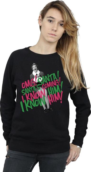 Immagine prodotto Elf Santa's Coming Felpa Donna (L)