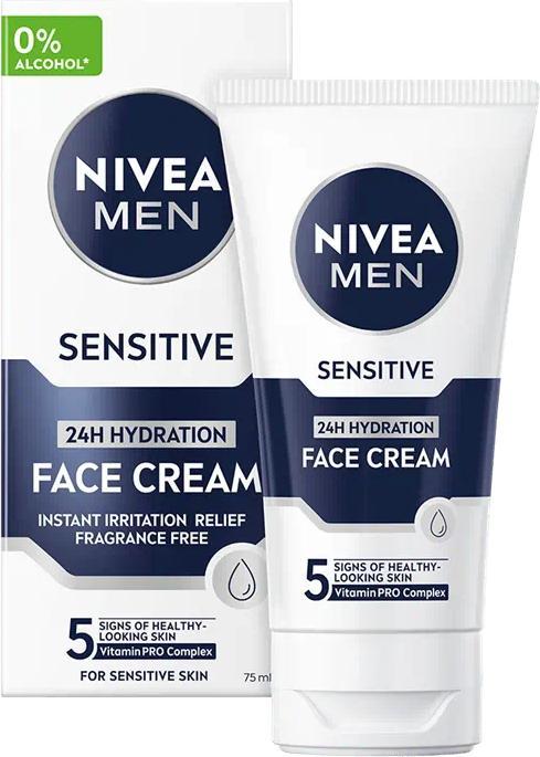 Produktbild NIVEA MEN Sensitive Face Cream (75 ml, Tagescreme)