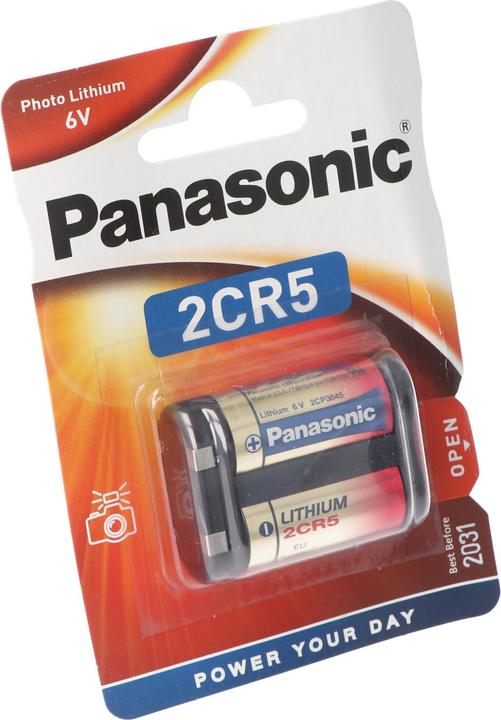 Image du produit Panasonic Photo Lithium 2CR5 (1 pcs, 2CR5, 1400 mAh)