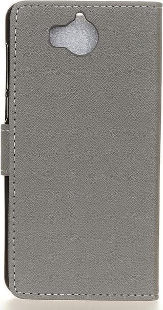 Actual product image MU Classic Leather cover with cross pattern (Huawei Y6 (2017), Huawei Y5 (2017))