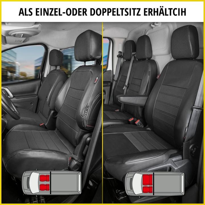 Immagine prodotto Walser Coprisedili premium per Iveco Daily IV 2006-02/2014, 2 coprisedili singoli anteriori