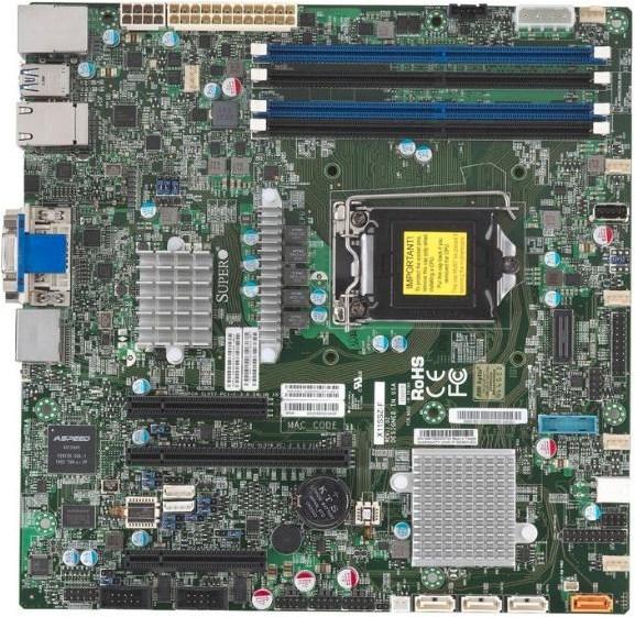 Supermicro X11ssz-F: Lga1151, E3-1200v5 (LGA 1151, Intel C236, mATX)
