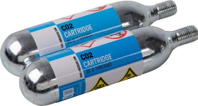 PRO Cartouches Co2 2 X 25gr Avec Filetage (Remplacement des cartouches de CO2)