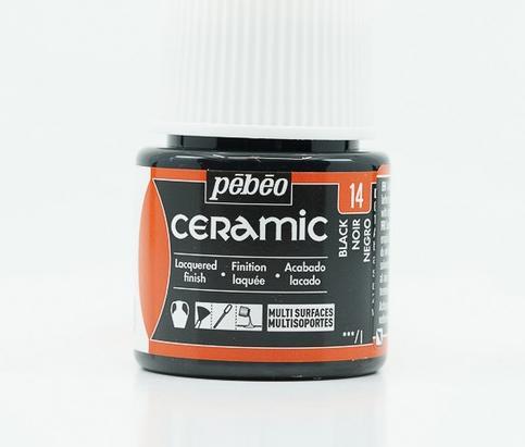 Produktbild Pebeo Keramikfaben (Schwarz, 45 ml)
