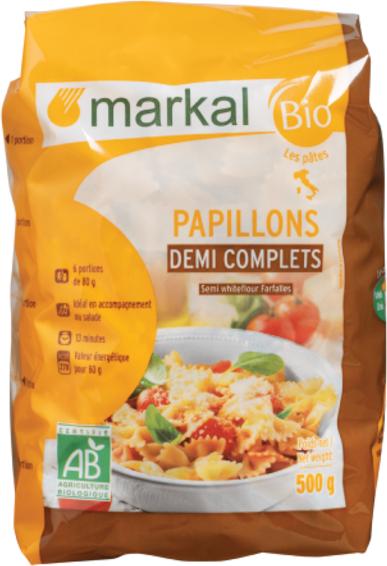 Image du produit Markal Pâtes papillons 1/2 complet (500 g)