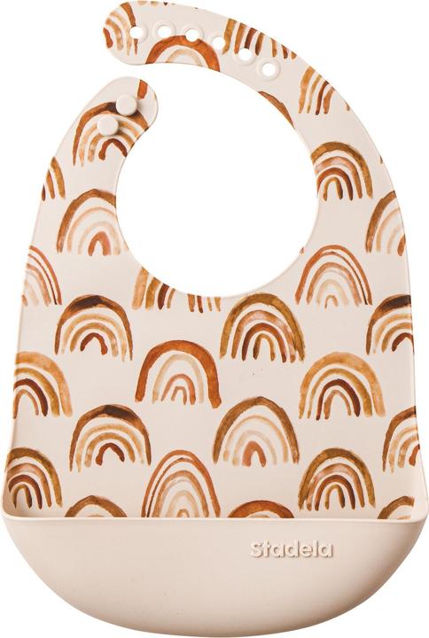 Produktbild Stadela Silikon- Lätzchen Regenbogen (6 Monate)