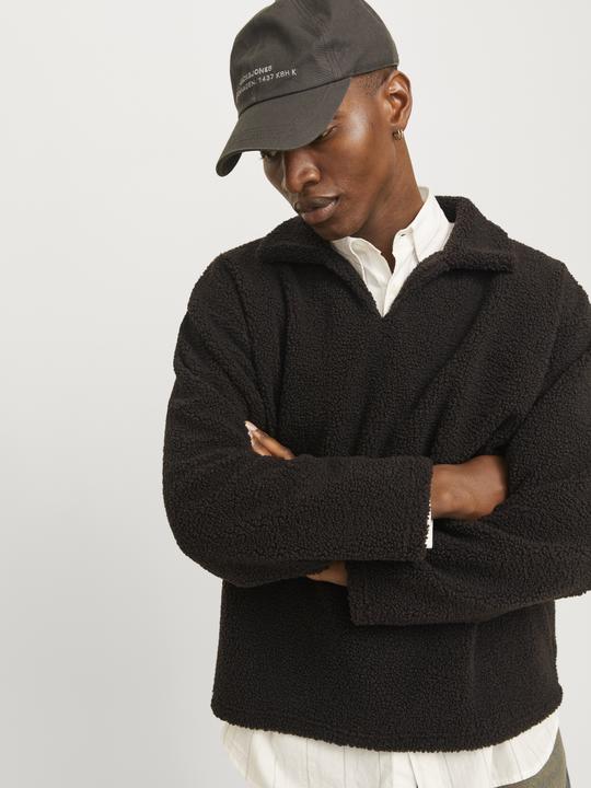 Produktbild Jack & Jones Joravondale Teddy Split Neck Sweat Ln (L)