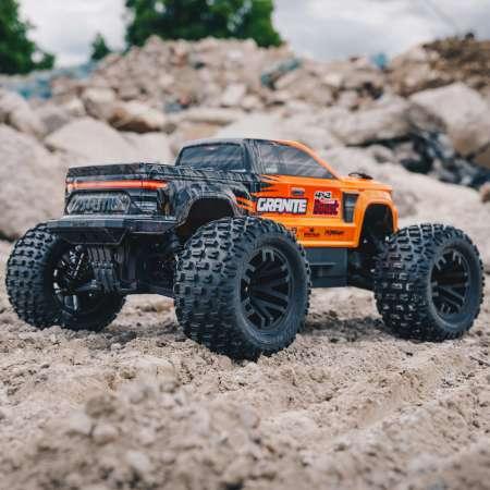 Actual product image Arrma Monster Truck Granite 4x2 Boost Mega, Orange RTR, 1:10 (RTR Ready-to-Run)