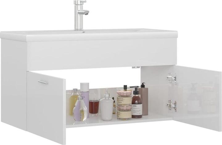 Image du produit VidaXL Armoire d'évier avec lavabo