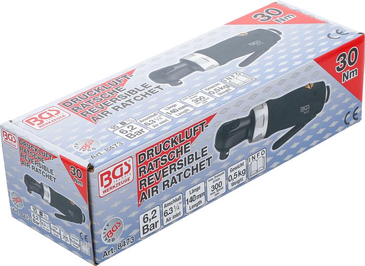 Image du produit BGS Cliquet à air comprimé 10 mm (3/8") 54 Nm extra court (3/8")