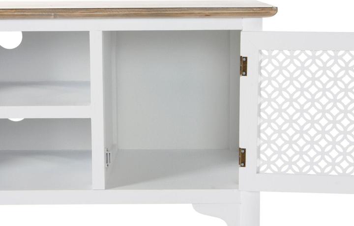 Produktbild DKD Home Decor TV furniture 8424001812066 White Multicolour Light brown Fir 120 x 45 x 58 cm