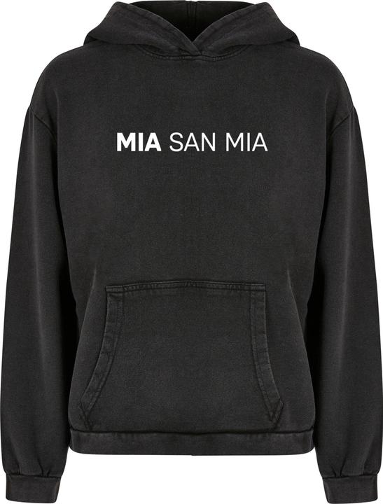 FC Bayern München Ladies Mia San Mia Acid Washed Oversized Hoody - 131333 (M)