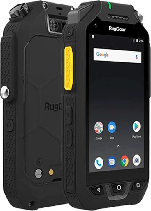 Actual product image Rug Gear RG725 (32 GB, Black, 4", Dual SIM, 13 Mpx, 4G)