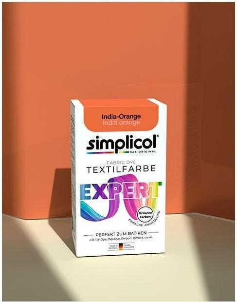 Actual product image Simplicol Textilfarbe expert (India orange, 150 ml)