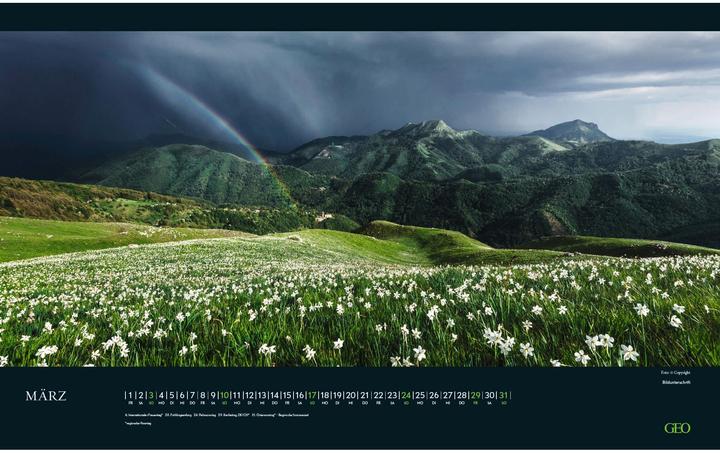 Produktbild Neumann GEO - Augenblicke in der Natur Wandkalender 2025 - Faszinierender Naturfotografie, Elegantes Format (58 x 36 cm, Deutsch)