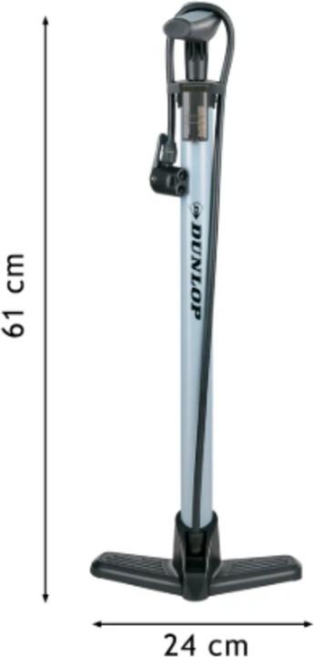 Actual product image Dunlop Bicycle floor pump