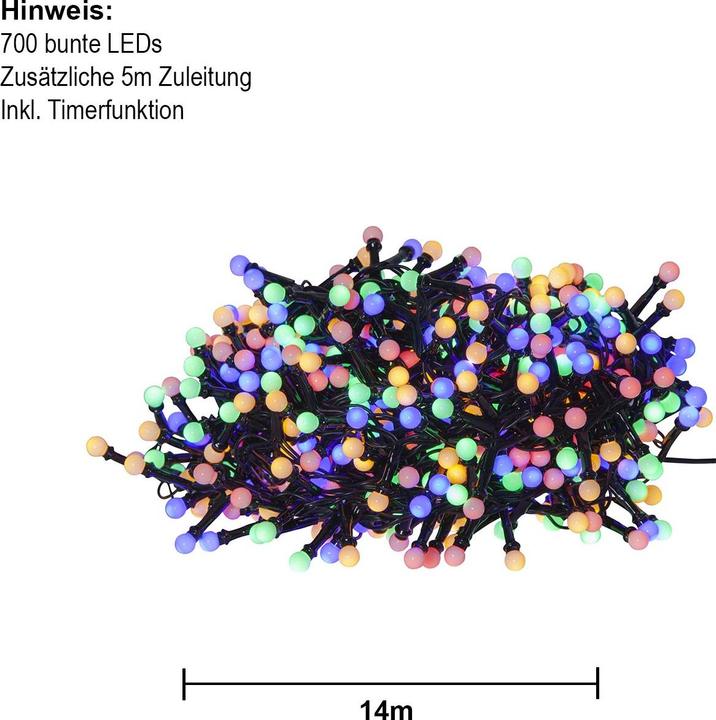 Produktbild Star Trading Lichterkette Berry Mini (14 m)