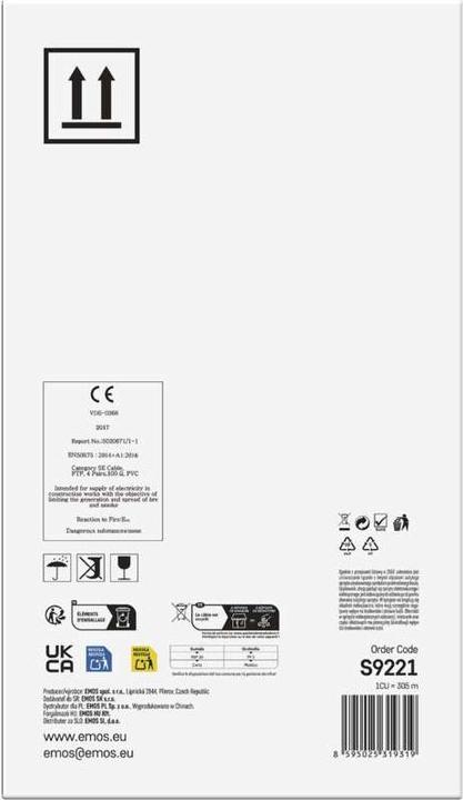 Actual product image Emos Data cable FTP 5E, 305m (CAT5e, 305 m)