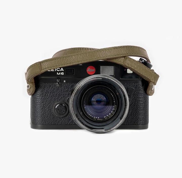 Bronkey Roma Leather strap, olivgrün 95 cm