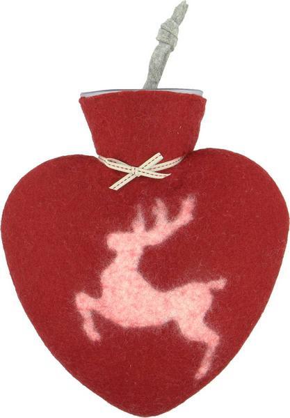 Image du produit Dorothee Lehnen Bouillotte cerf saut, 0.7 l, rouge (0.70 l)