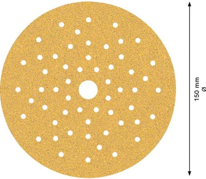 Actual product image Bosch Professional Zubehör Expert C470 Sandpaper multi-hole for random orbital sander, 150 mm, G 60, 50 pcs. (60)