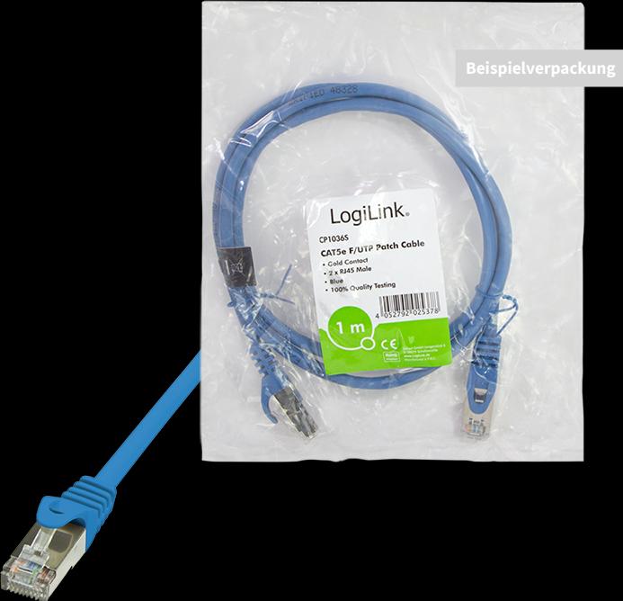 Produktbild LogiLink Netzwerkkabel (F/UTP, CAT5e, 10 m)